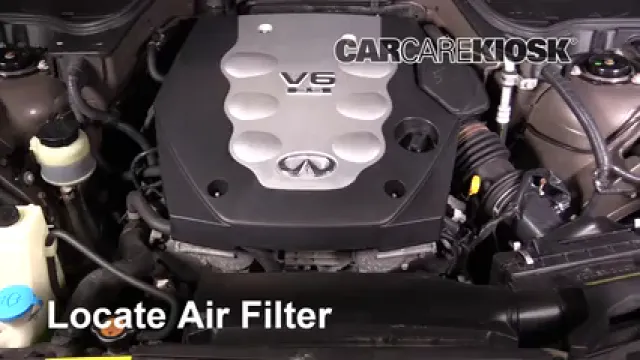 2005 Infiniti FX35 3.5L V6 Filtro de aire (motor) Cambio